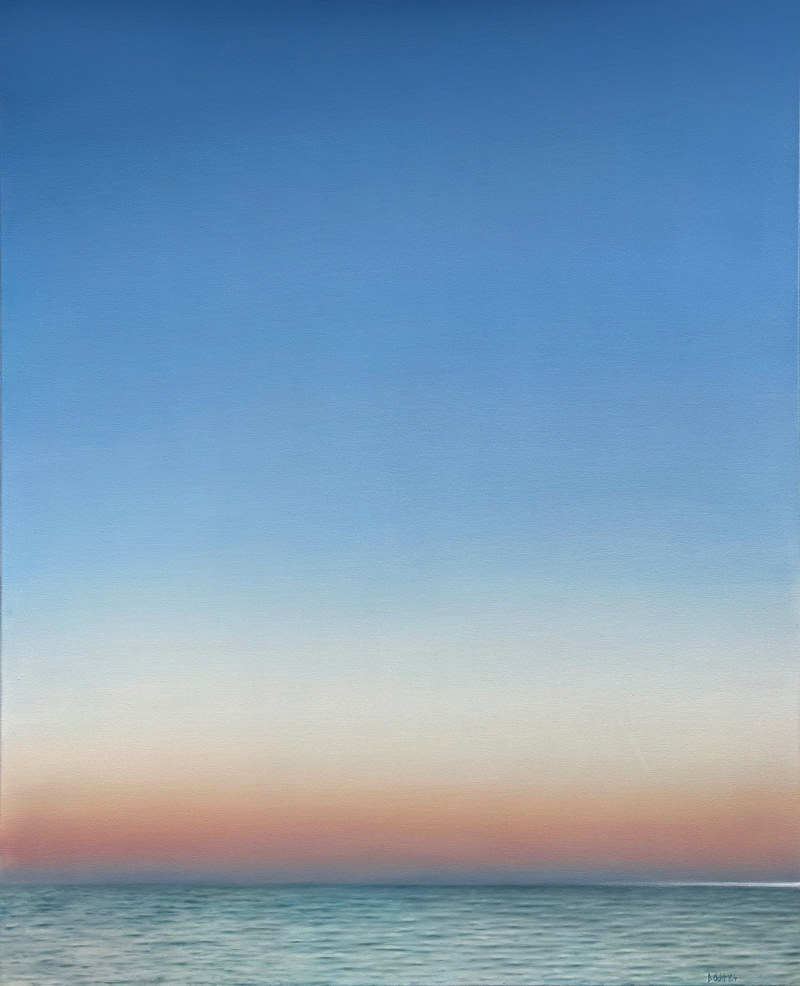 weiß 2, 100 x 80 cm, Öl auf Leinwand, 2024